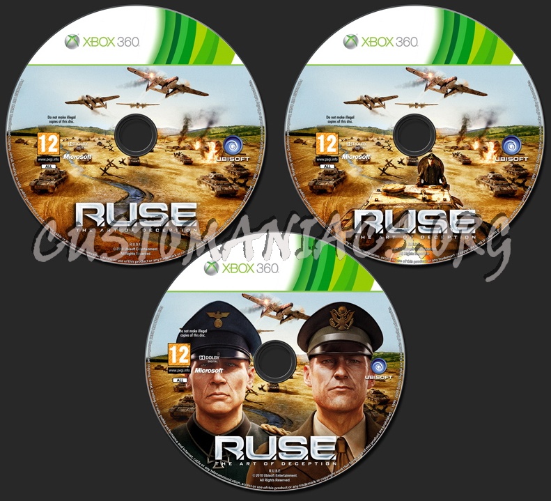 R.u.s.e. dvd label