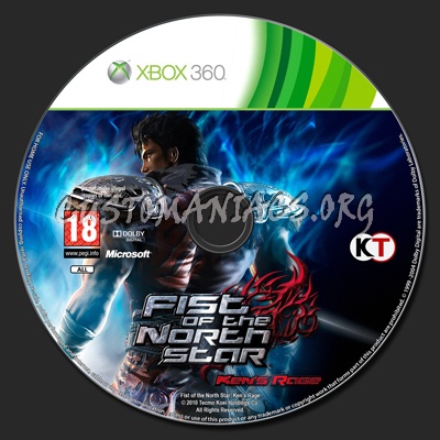 Fist of the North Star: Ken's Rage dvd label