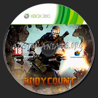 Bodycount dvd label