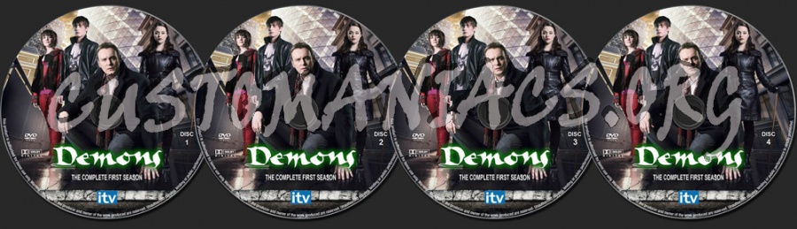 Demons Season 1 dvd label