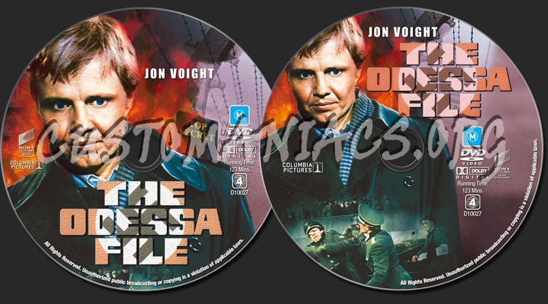 The Odessa File dvd label