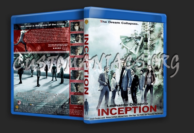 Inception blu-ray cover