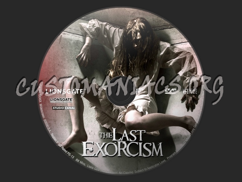 The Last Exorcism dvd label