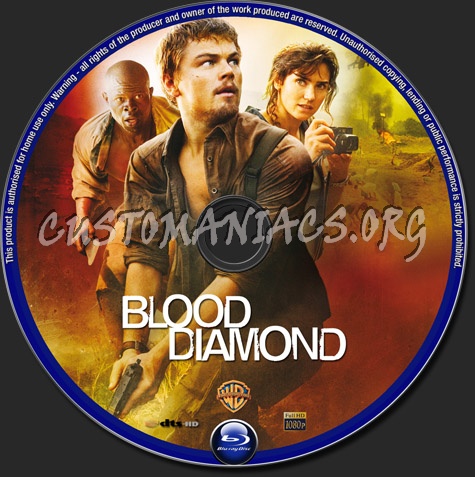 Blood Diamond blu-ray label