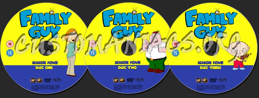 Family Guy - Season Four dvd label