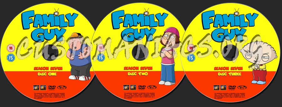 Family Guy - Season Seven dvd label