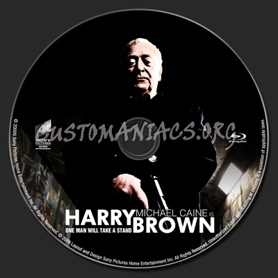 Harry Brown blu-ray label