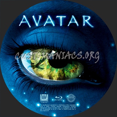 Avatar blu-ray label