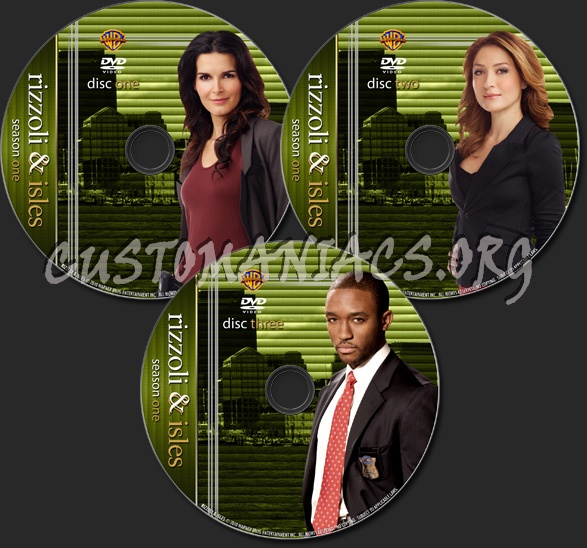 Rizzoli & Isles - TV Collection dvd label