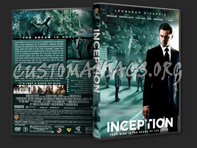 Inception dvd cover