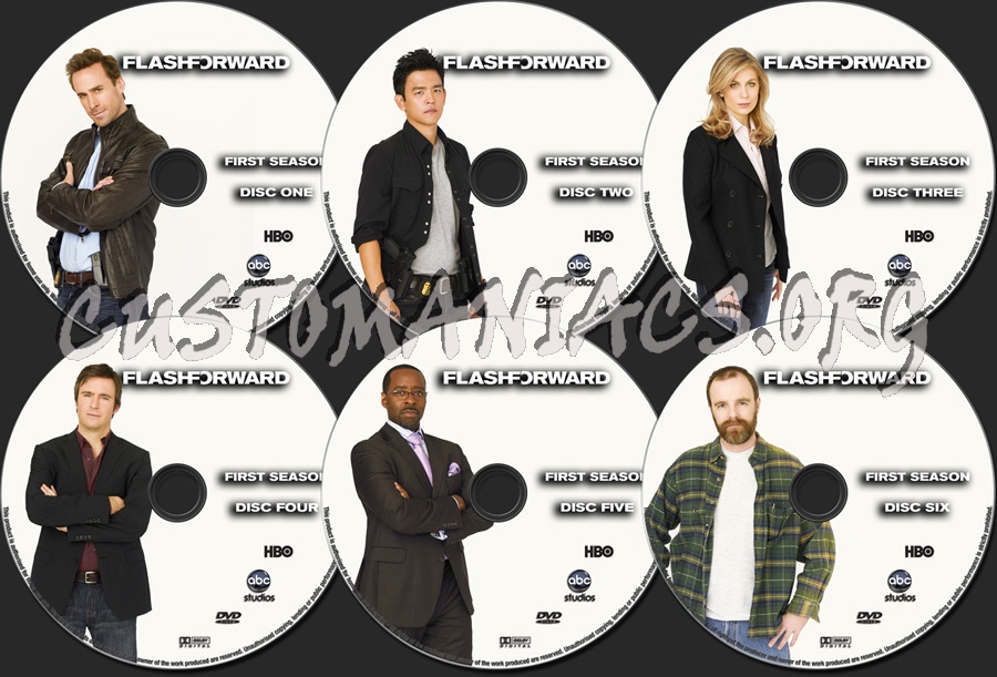 Flash Forward Season 1 dvd label