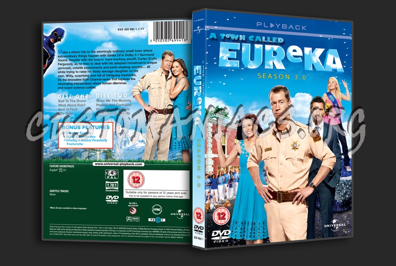 Eureka Season 3.0 dvd cover