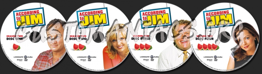 According to Jim Season 2 dvd label