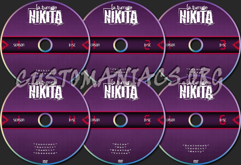 Nikita the Series dvd label