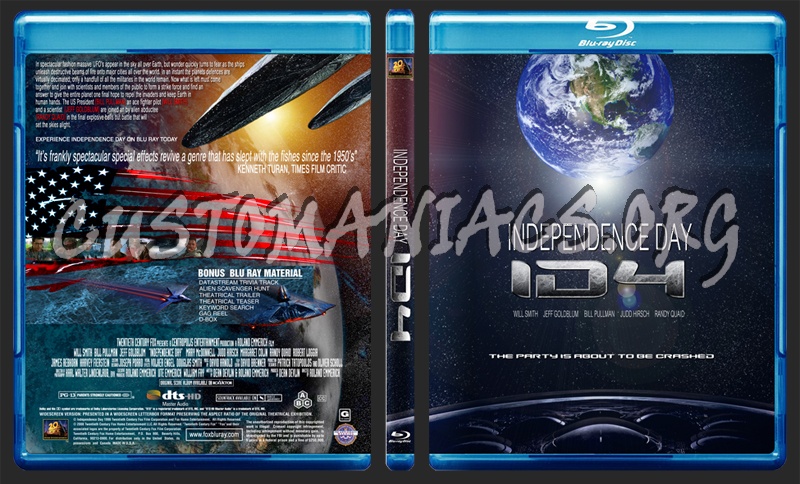 Independence Day blu-ray cover