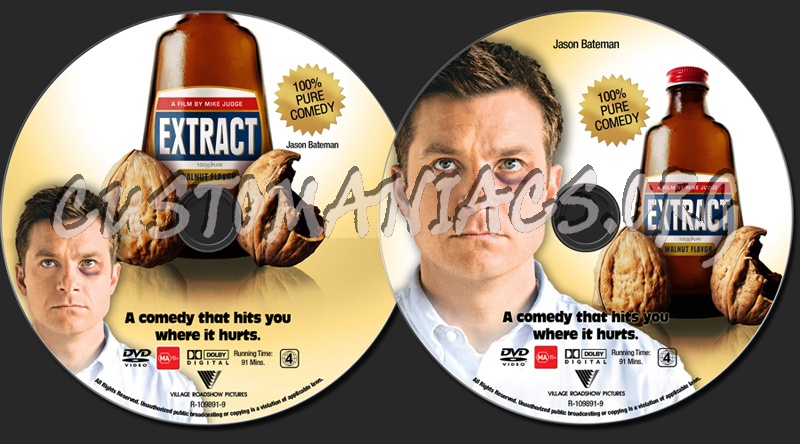 Extract dvd label