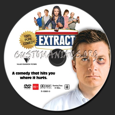 Extract dvd label