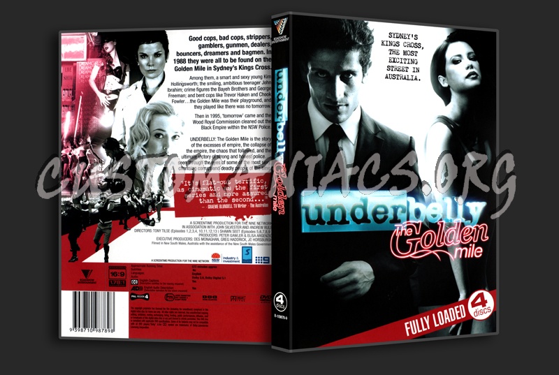 Underbelly - The Golden Mile dvd cover