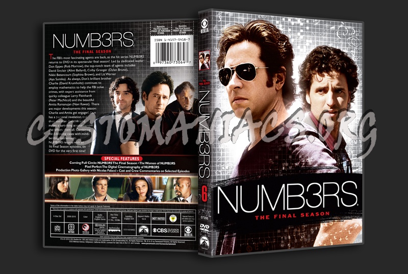 Numb3rs Season 6 dvd cover