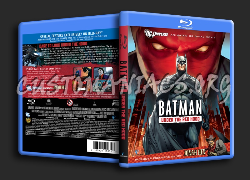 Batman Under The Red Hood blu-ray cover - DVD Covers & Labels by  Customaniacs, id: 115272 free download highres blu-ray cover