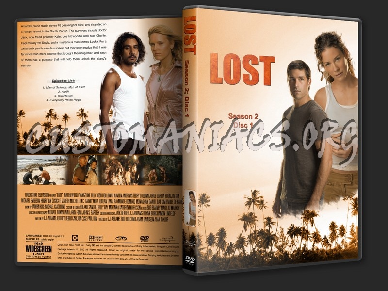 Lost Season 2 dvd cover