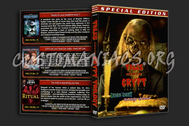 Tales from the Crypt Trilogy dvd cover DVD Covers & Labels by