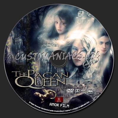 The Pagan Queen dvd label