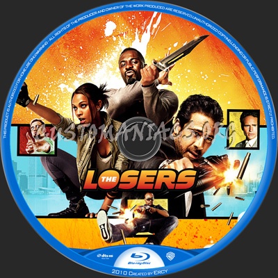 The Losers blu-ray label