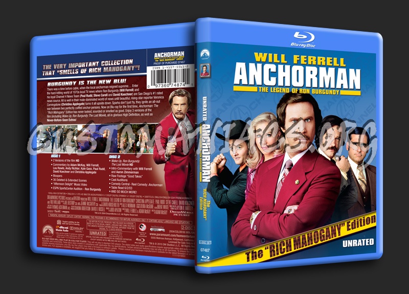 Anchorman blu-ray cover