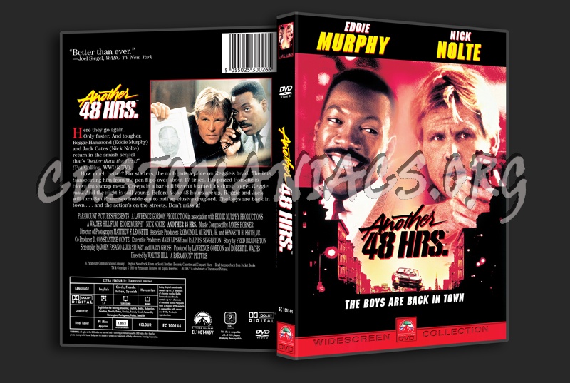 Another 48 Hrs dvd cover