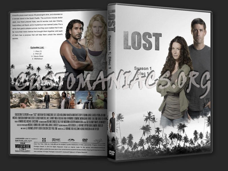 Lost Season 1 dvd cover