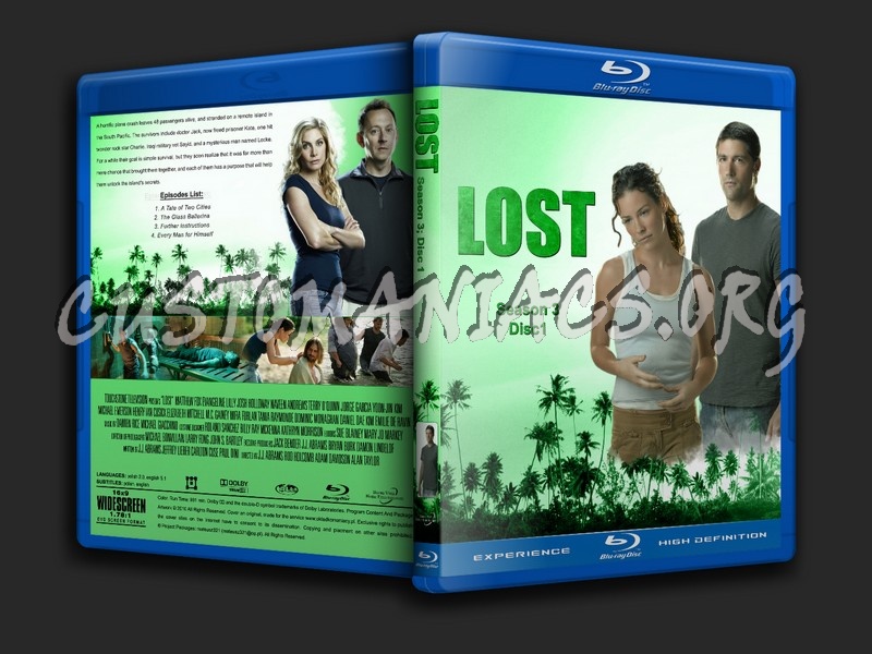 Lost - season 3 blu-ray cover