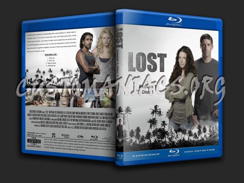 Lost - Season 1 blu-ray cover