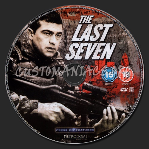 The Last Seven (7) dvd label