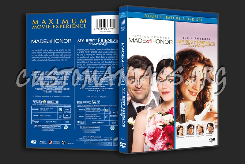 Made of Honor / My Best Friends Wedding dvd cover