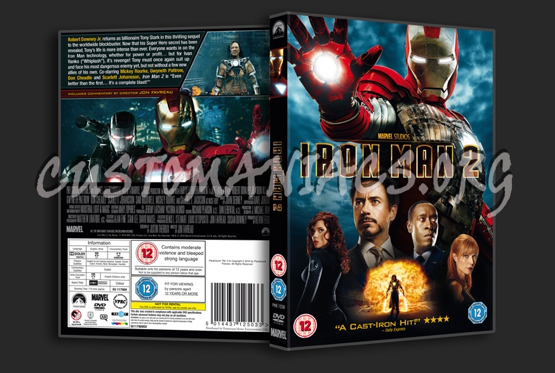 Iron Man 2 dvd cover