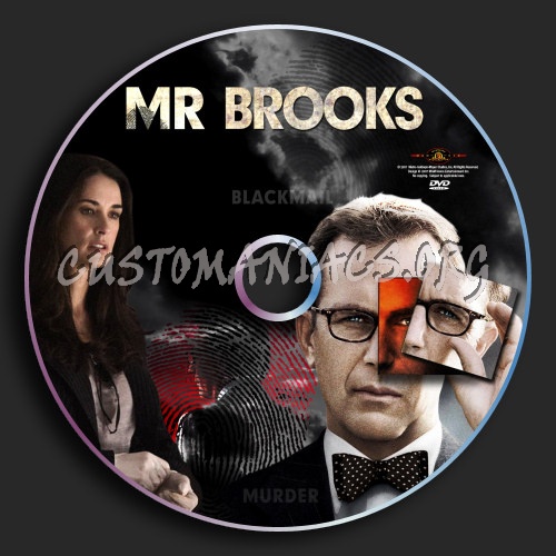 Mr Brooks dvd label