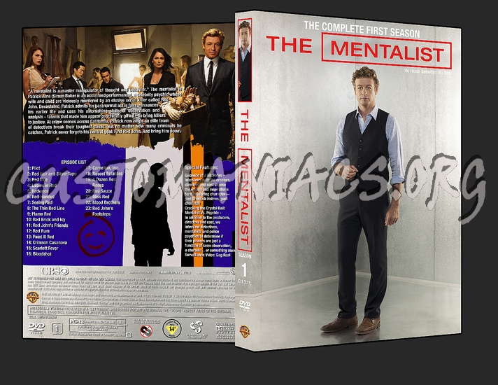 The Mentalist The Complete First Season dvd cover