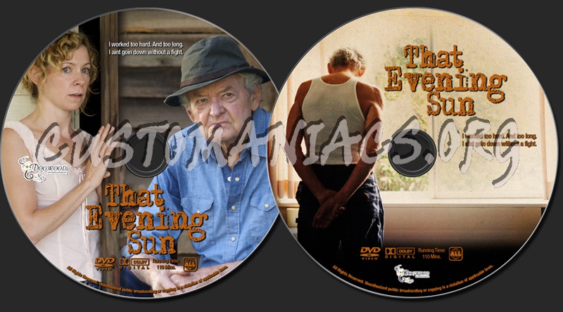 That Evening Sun dvd label