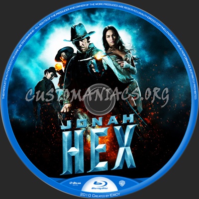 Jonah Hex blu-ray label