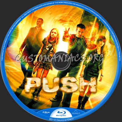 Push blu-ray label