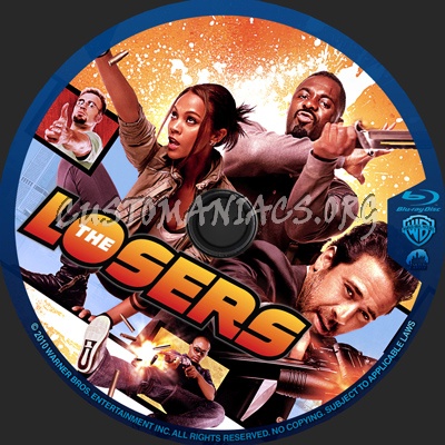 The Losers blu-ray label