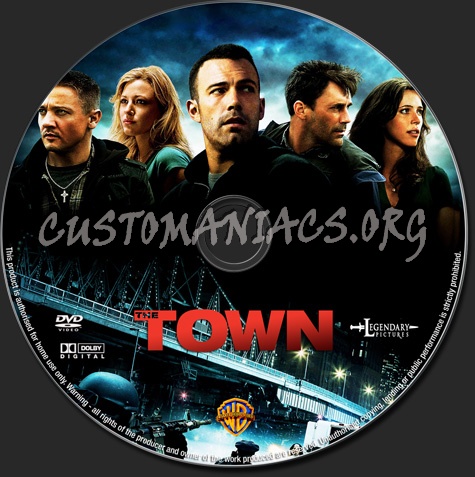 The Town dvd label