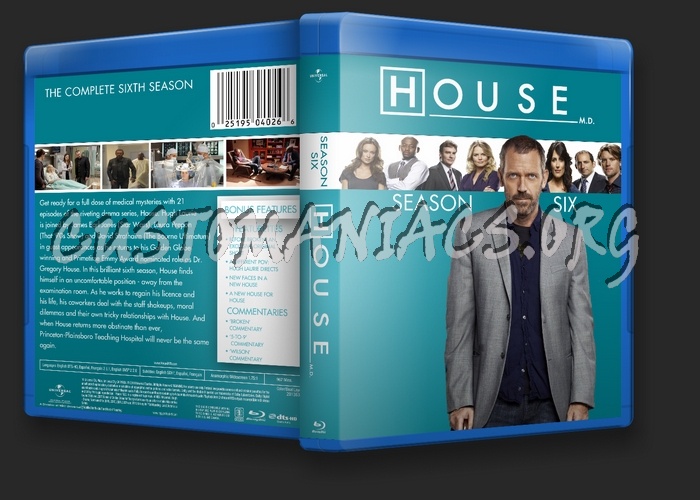 House - Season 6 blu-ray cover