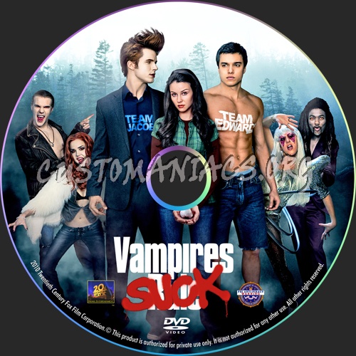 Vampire Suck dvd label