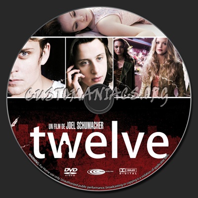 Twelve dvd label