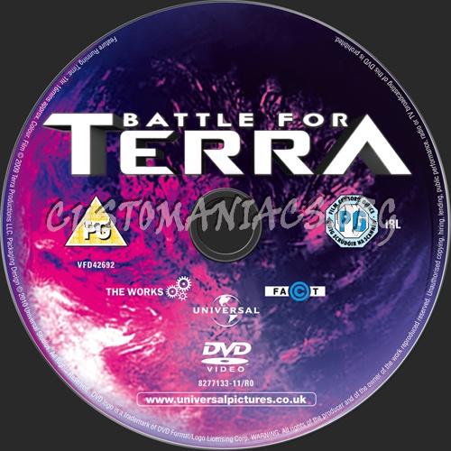 Battle for Terra dvd label