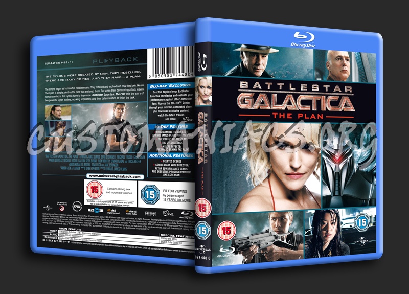 Battlestar Galactica The Plan blu-ray cover