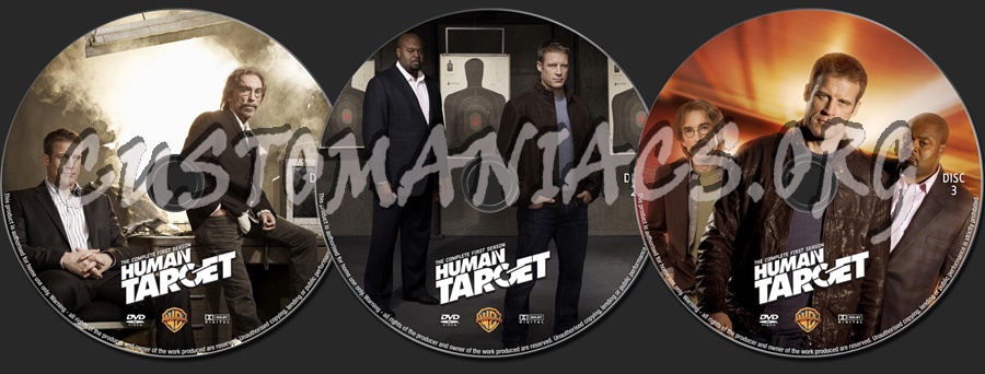 Human Target - Season One dvd label