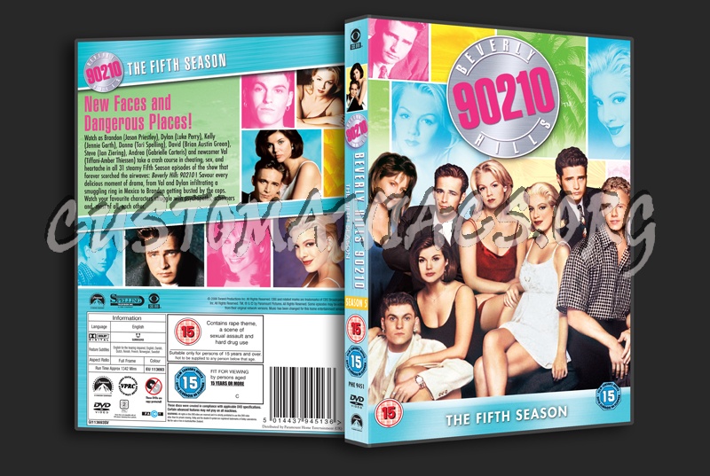 Beverly Hills 90210 Season 5 dvd cover